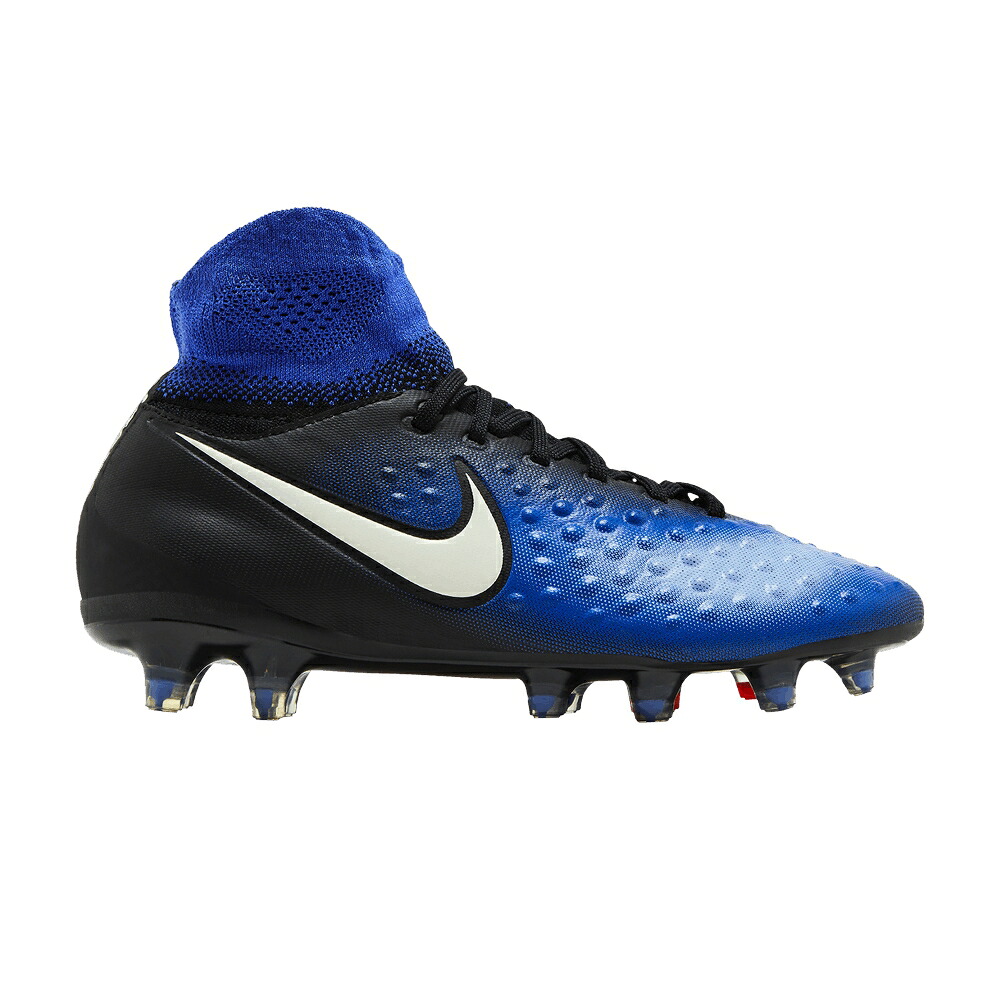 ナイキ 黒色 ブラック 白色 ホワイト 青色 ブルー 'PARAMOUNT BLUE' ジュニア キッズ NIKE MAGISTA OBRA 2 FG GS / BLACK WHITE PARAMOUNT BLUE BLUE ベビー マタニティ スニーカー
