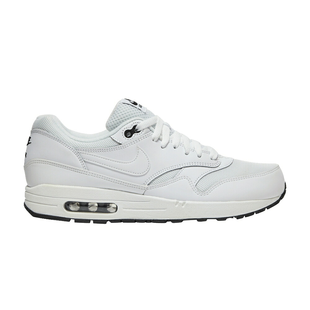 ナイキ マックス 白いこと 白いこと 黒いこと 黒いこと エア湖マックス \u0027WHITE BLACK\u0027 スニーカー メンズ NIKE AIR MAX 1 ESSENTIAL / WHITE WHITE BLACK
