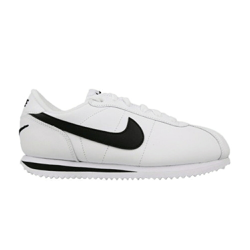 ナイキ コルテッツ 白色 ホワイト 黒色 ブラック ジュニア キッズ NIKE CORTEZ 07 PS / WHITE BLACK WHITE ベビー マタニティ スニーカー