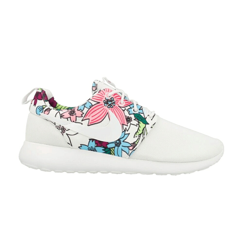 ナイキ 白いこと 白いこと ローシワン スニーカー レディース NIKE WMNS ROSHE ONE PRINT / WHITE WHITE BOLD BERRY