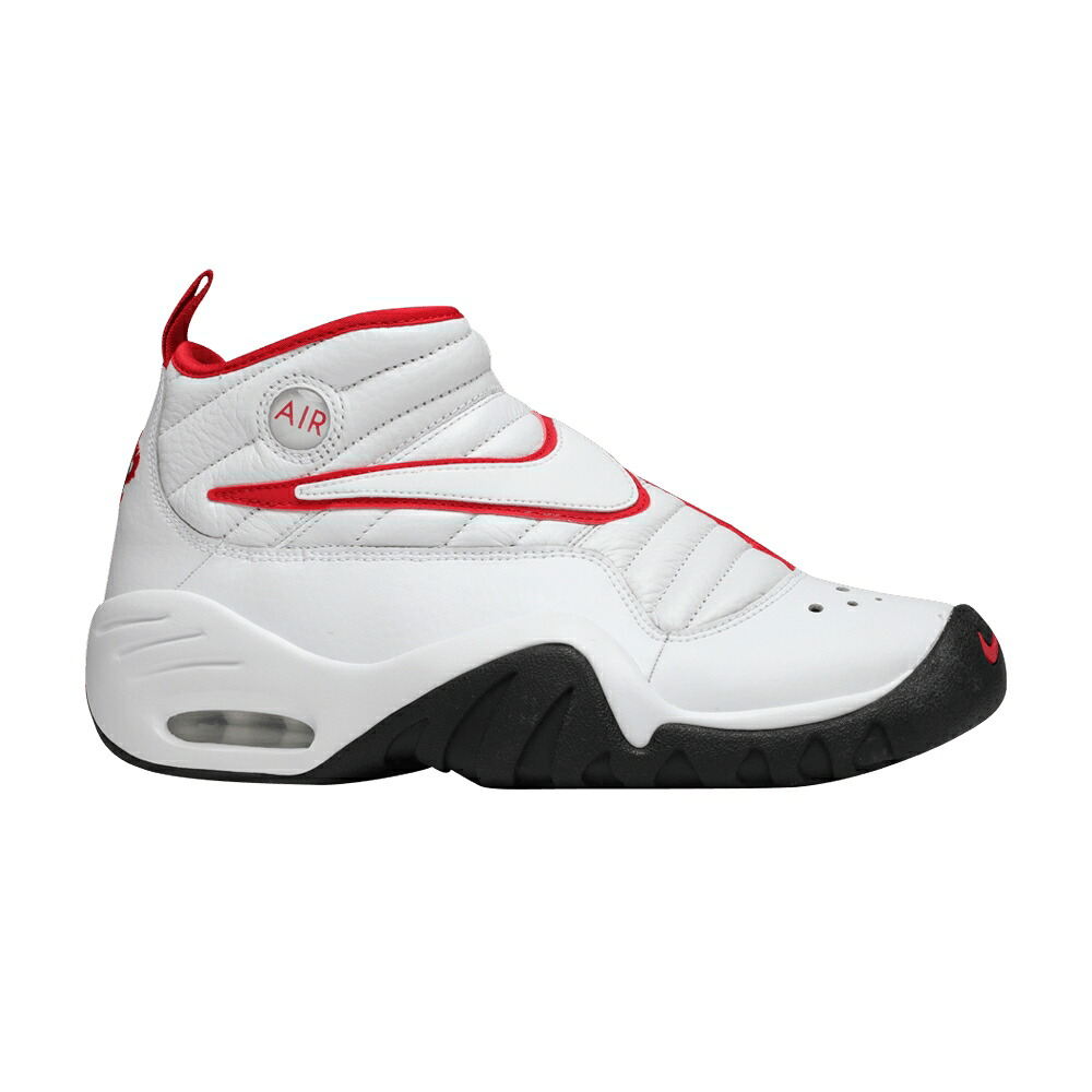 ナイキ 白色 ホワイト 赤 レッド 黒色 ブラック 'BULLS' スニーカー メンズ NIKE AIR SHAKE NDESTRUKT RETRO 2017 / WHITE RED BLACK