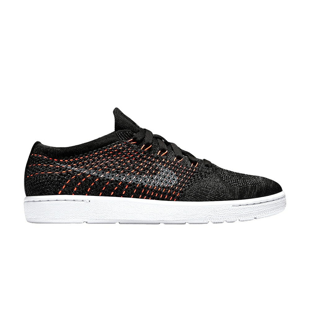 ナイキ テニス クラシック ウルトラ フライニット 黒色 ブラック 白色 ホワイト スニーカー レディース NIKE WMNS TENNIS CLASSIC ULTRA FLYKNIT / BLACK WHITE ANTHRACITE