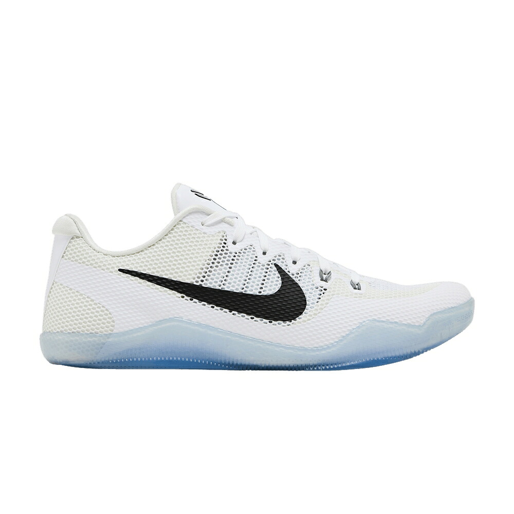 ナイキ コービー 黒色 ブラック 白色 ホワイト クール 灰色 グレー 'FUNDAMENTAL' スニーカー メンズ NIKE KOBE 11 / BLACK WHITE COOL GREY｜スニケス