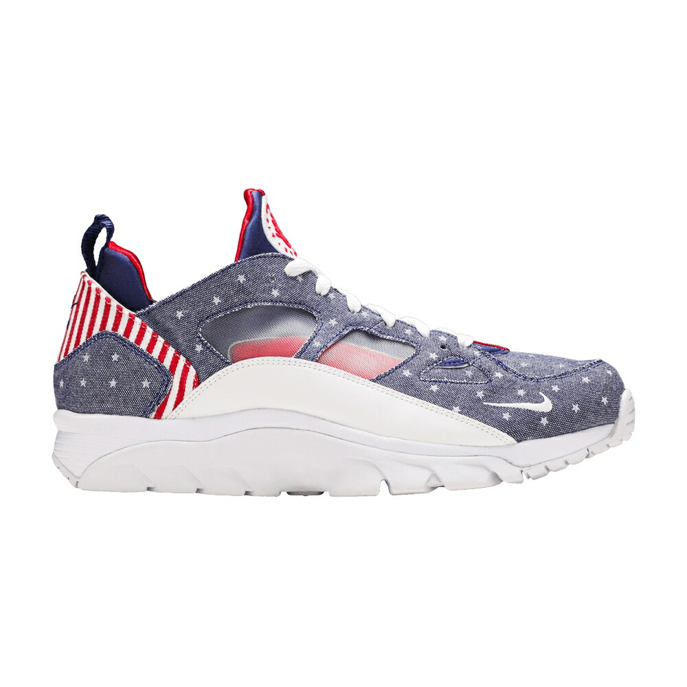 ナイキ ハラチ 青み 青色 白いこと 白いこと 赤 赤いこと \u0027USA\u0027 スニーカー メンズ NIKE AIR HUARACHE LOW QS / ROYAL BLUE WHITE GYM RED