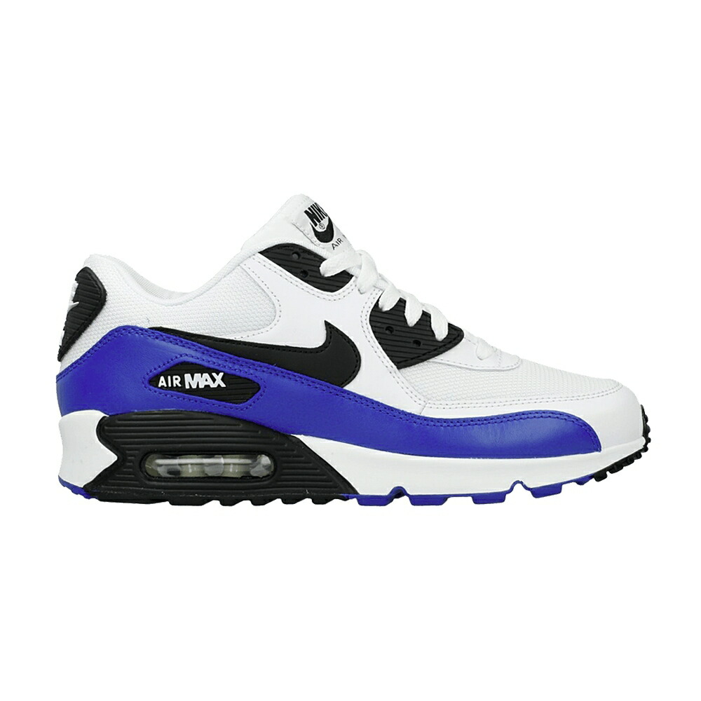 ナイキ マックス 白色 ホワイト 青色 ブルー 黒色 ブラック エアマックス 'HYPER COBALT' スニーカー メンズ NIKE AIR MAX 90 / WHITE BLUE BLACK