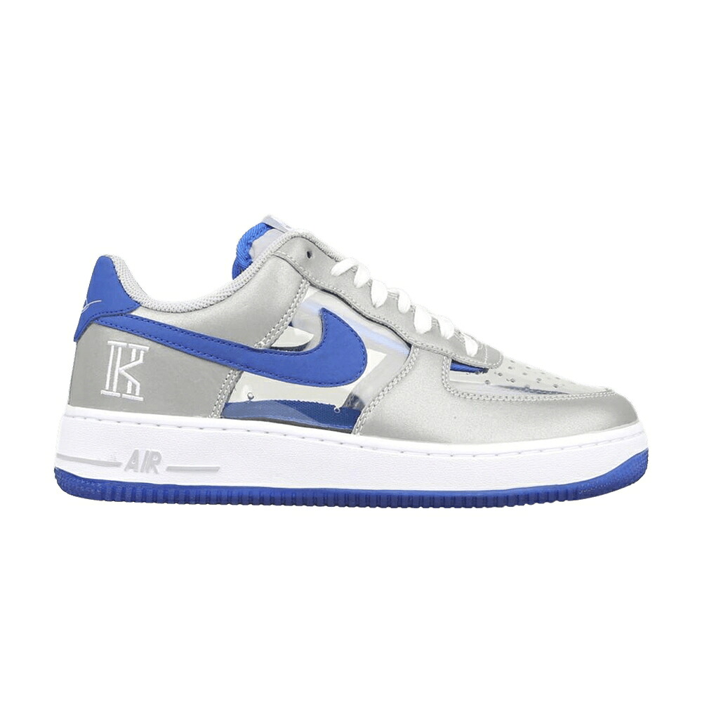 ナイキ 灰色 グレー 白色 ホワイト ゲーム エアフォース 'KYRIE IRVING' ゲームロイヤル 青 ブルー スニーカー メンズ NIKE AIR FORCE 1 CMFT / WOLF GREY WHITE GAME ROYAL|スニケス