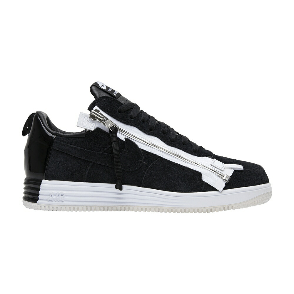 ナイキ ルーナー ルナー 黒色 ブラック 白色 ホワイト 'ZIP' スニーカー メンズ NIKE ACRONYM X LUNAR FORCE 1 SP / BLACK WHITE
