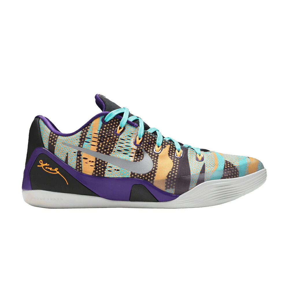 ナイキ コービー コート 紫 パープル 銀色 シルバー 'POP ART' スニーカー メンズ NIKE KOBE 9 EM / COURT PURPLE REFLECTIVE SILVER