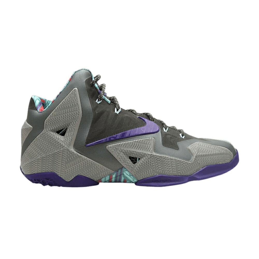 ナイキ レブロン \u0027TERRACOTTA WARRIOR\u0027 スニーカー メンズ NIKE LEBRON 11 XDR / MN GRY ELCTR PRPL MRCRY GRY NW