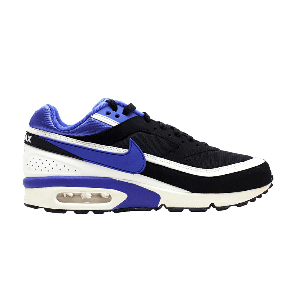 ナイキ クラシック 黒色 ブラック 紫 バイオレット スニーカー メンズ NIKE AIR CLASSIC BW OG / BLACK PERSIAN VIOLET SAIL|スニケス