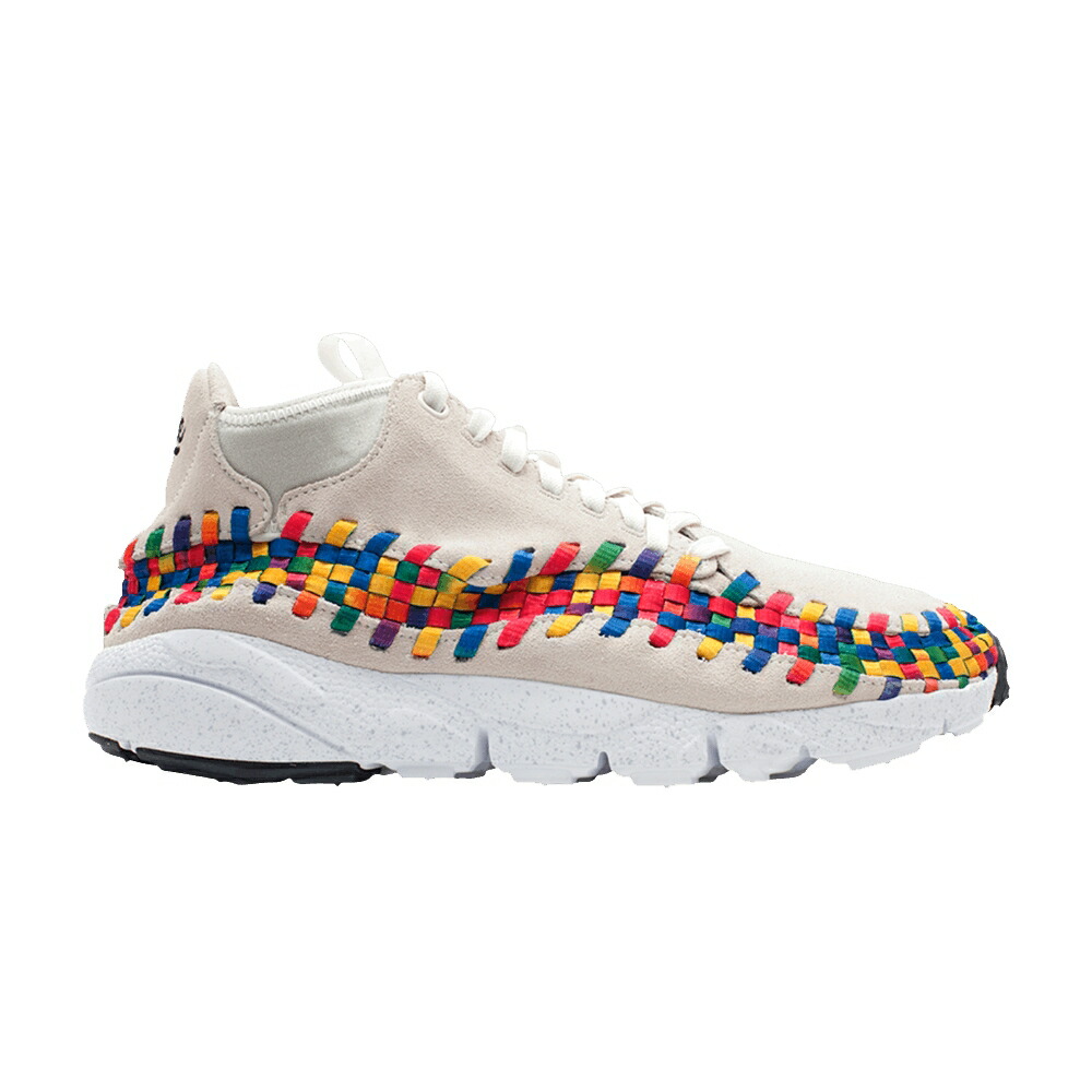ナイキ 白色 ホワイト スニーカー メンズ NIKE AIR FOOTSCAPE WVN CHKKA PRM QS / SAIL SAIL WHITE