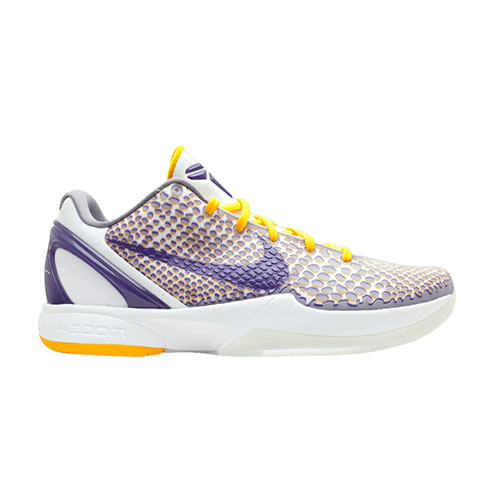 ナイキ 望遠レンズ コービー 白いこと 白いこと 野球クラブ 紫 パープル \u00273D LAKERS\u0027 スニーカー メンズ NIKE ZOOM KOBE 6 / WHITE CLUB PURPLE DEL SOL