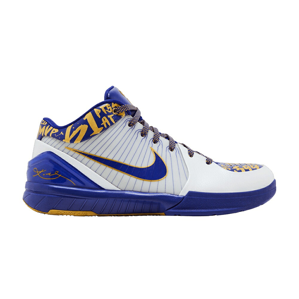 ナイキ ズーム コービー 白色 ホワイト コンコルド コンコード ゴールド 'FINALS MVP' スニーカー メンズ NIKE ZOOM KOBE 4 POP / WHITE CONCORD METALLIC GOLD|スニケス