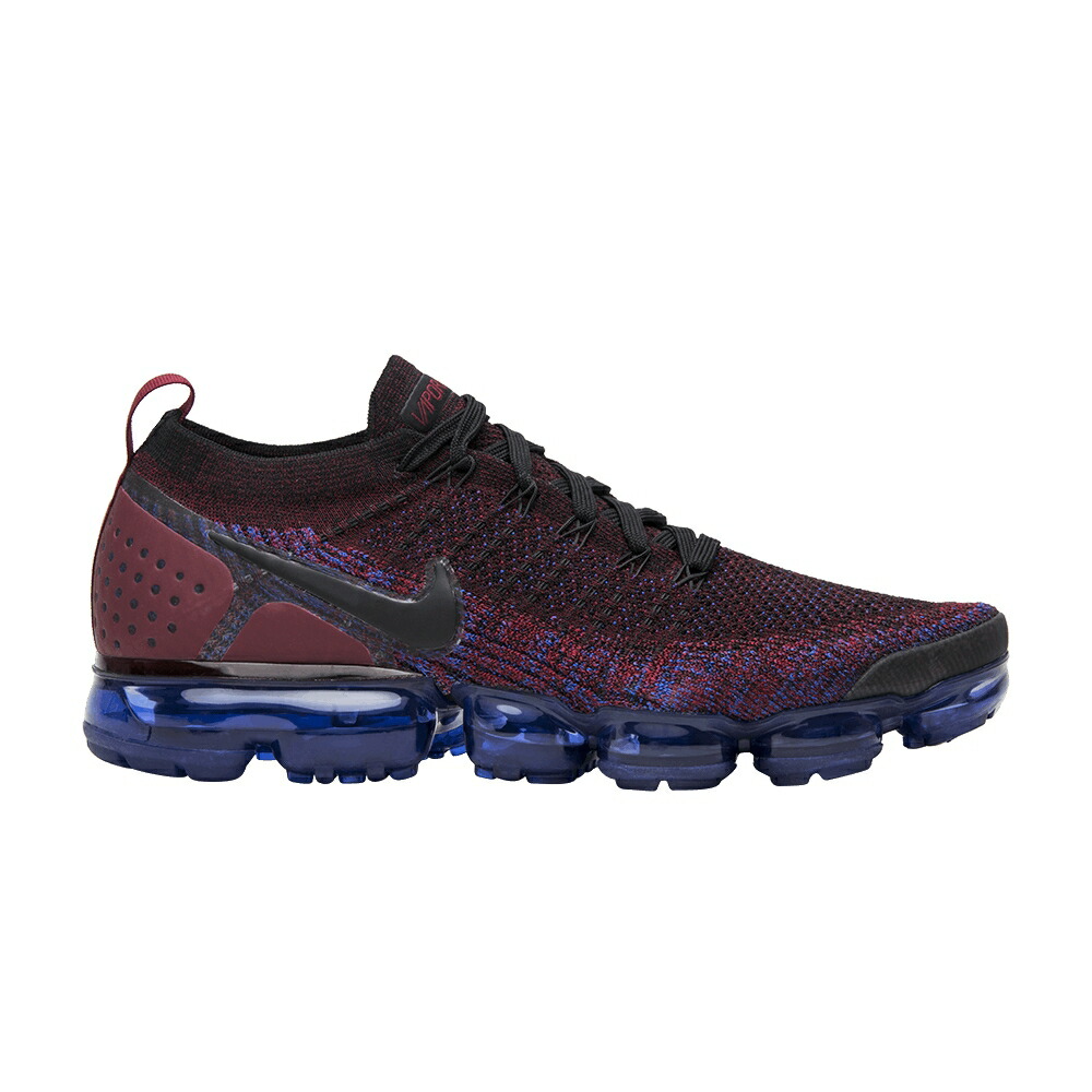 ナイキ フライニット 黒色 ブラック クリムゾン エアヴェイパーマックス TEAM RED スニーカー メンズ NIKE AIR VAPORMAX FLYKNIT 2 / BLACK TOTAL CRIMSON HOT PUNCH