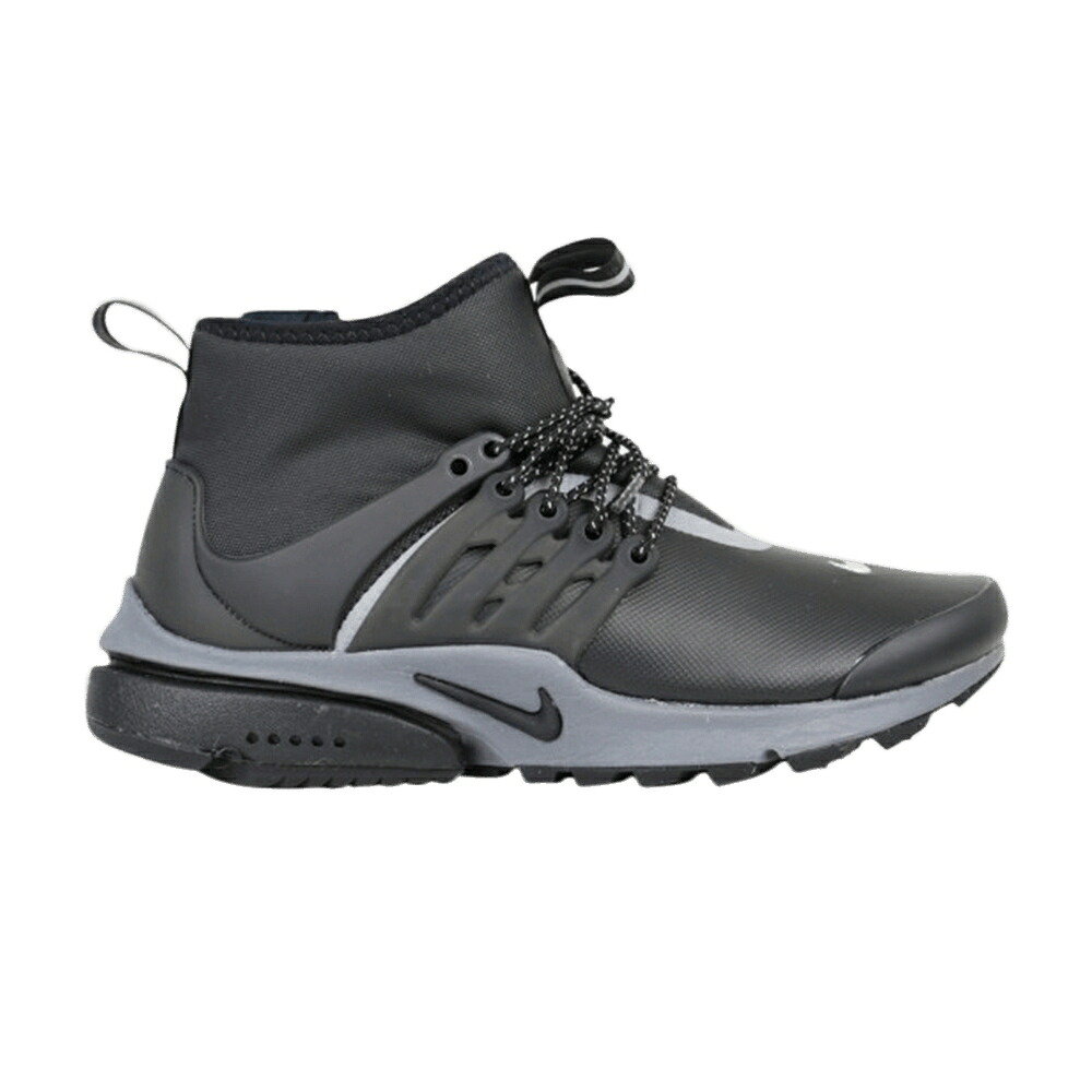 ナイキ プレスト ミッド 黒色 ブラック 銀色 シルバー エア スニーカー レディース NIKE WMNS AIR PRESTO MID UTILITY / BLACK BLACK REFLECT SILVER 68,475円