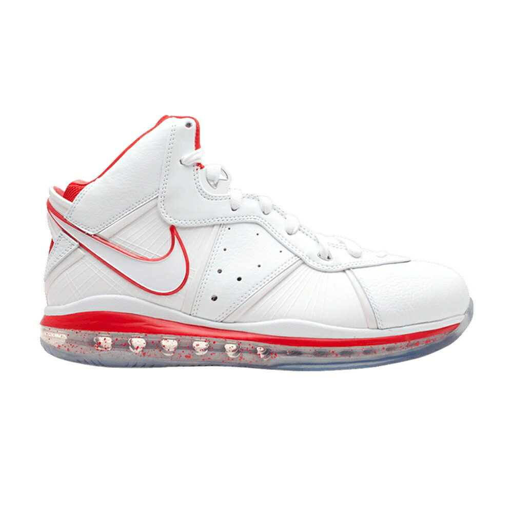 ナイキ レブロン 白いこと 白いこと 赤 赤いこと \u0027CHINA\u0027 スニーカー メンズ NIKE LEBRON 8 / WHITE WHITE SPORT RED