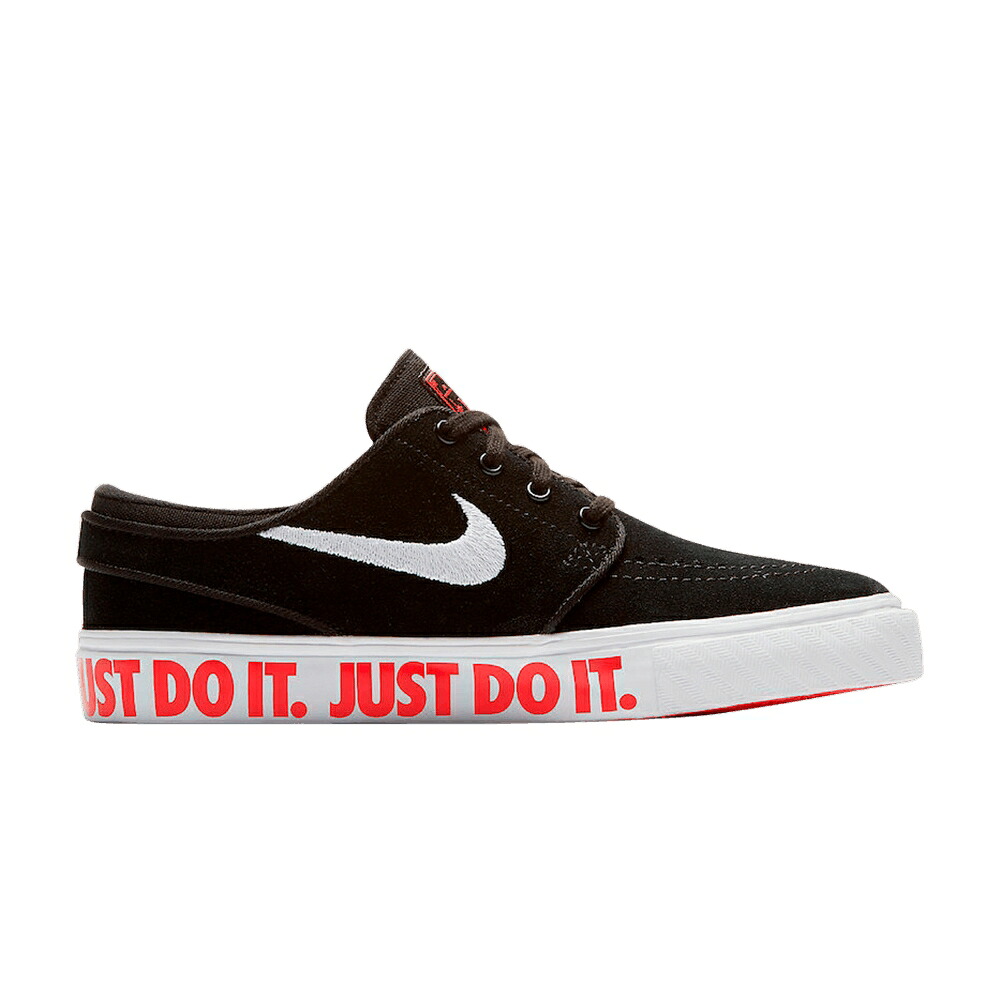ナイキ エスビー 黒色 ブラック クリムゾン 白色 ホワイト 'JUST IT' ジュニア キッズ NIKE STEFAN JANOSKI SB GS DO / BLACK BRIGHT CRIMSON WHITE ベビー マタニティ スニーカー｜スニケス 42,000円