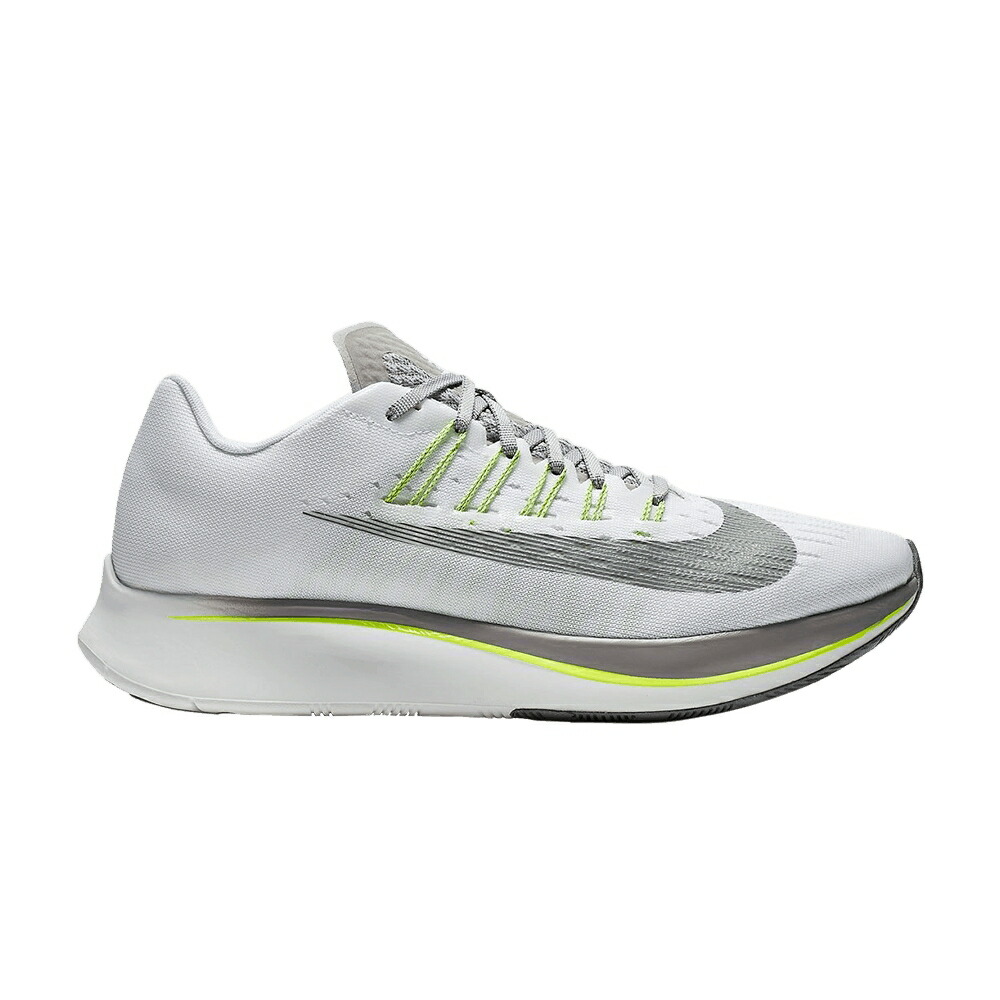 ナイキ ズーム 白色 ホワイト 灰色 グレー ズームフライ VOLT スニーカー メンズ NIKE ZOOM FLY / WHITE GUNSMOKE ATMOSPHERE GREY