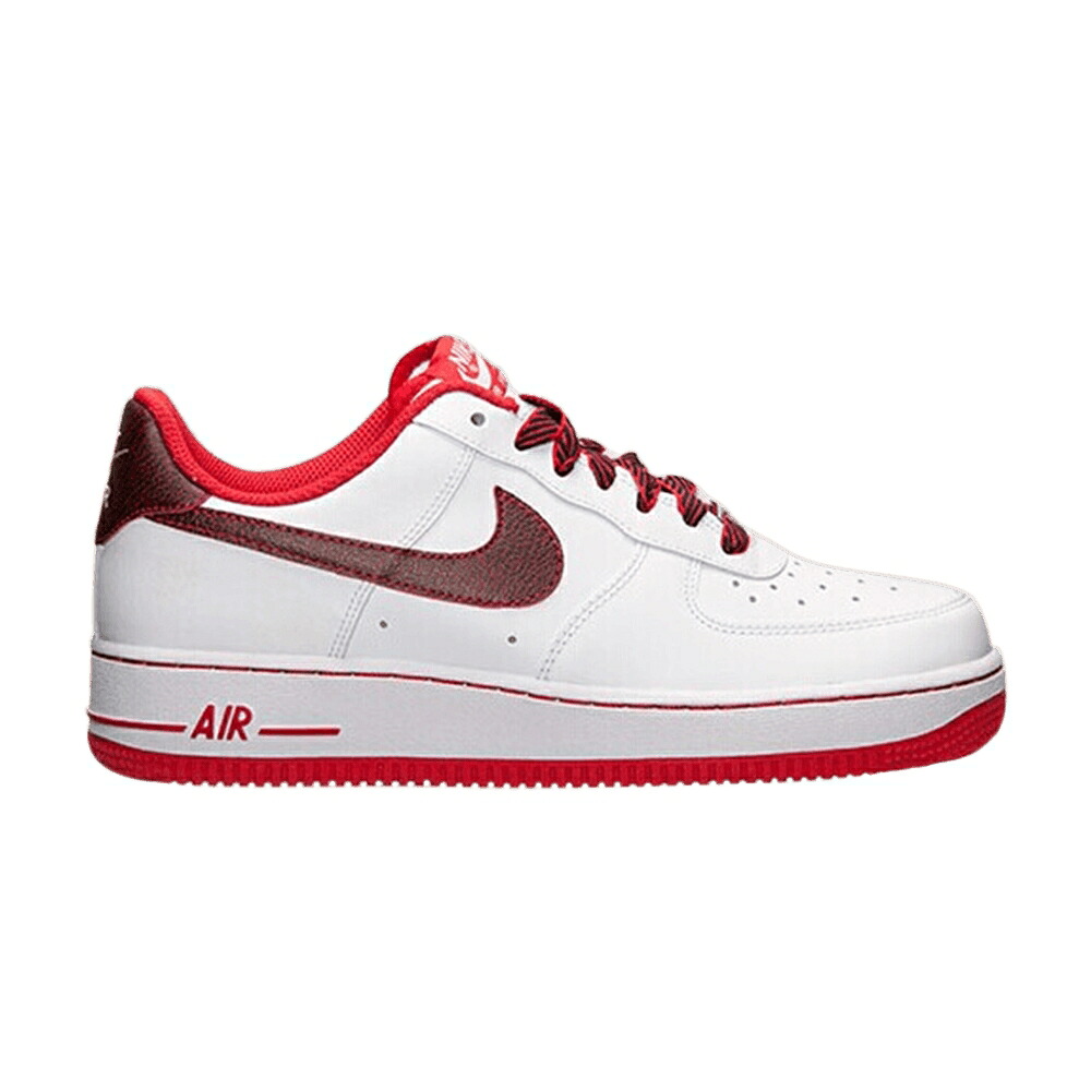 ナイキ 白いこと 白いこと 赤 赤いこと 空軍 スニーカー メンズ NIKE AIR FORCE 1 LOW / WHITE UNIVERSITY RED