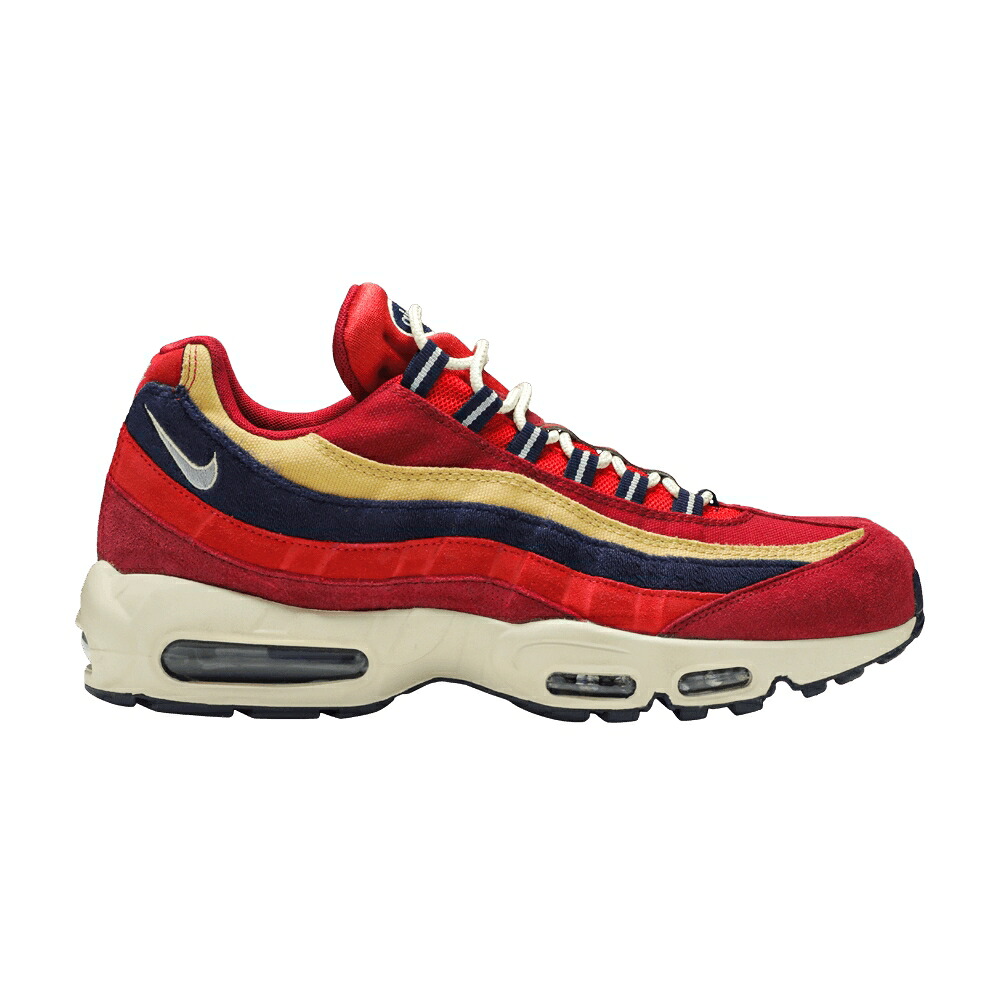 ナイキ マックス プレミアム 赤 レッド ウィート ゴールド エアマックス 'RED CRUSH' スニーカー メンズ NIKE AIR MAX 95 PREMIUM / RED CRUSH WHEAT GOLD UNIVERSITY｜スニケス