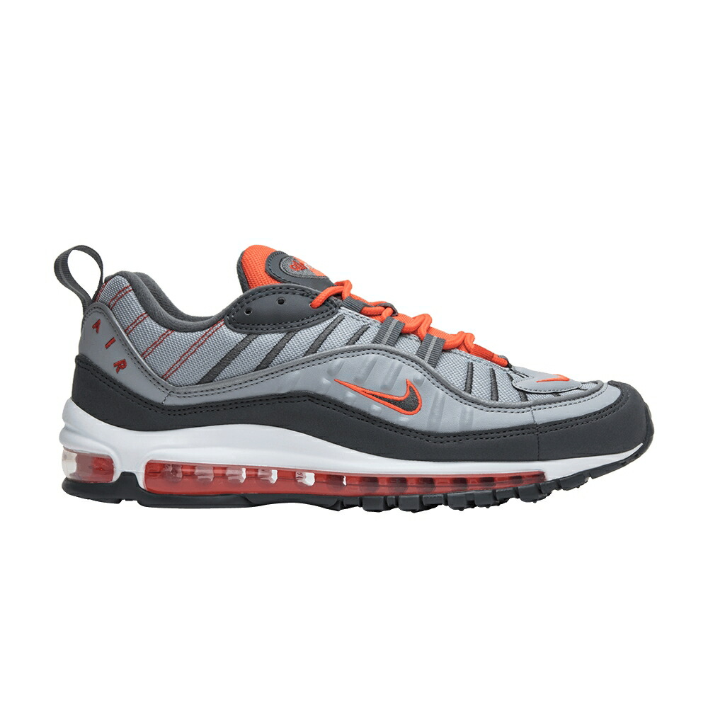 ナイキ マックス 薄墨色 薄墨色 エア湖マックス \u0027TOTAL CRIMSON\u0027 スニーカー メンズ NIKE AIR MAX 98 / WOLF GREY DARK GREY TOTAL メンズ靴-スニーカー