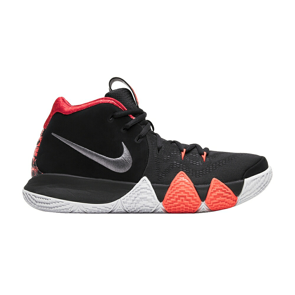 ナイキ カイリー 黒いこと 黒いこと 薄墨色 薄墨色 \u002741 AGES\u0027 スニーカー メンズ NIKE KYRIE 4 FOR THE / BLACK DARK GREY