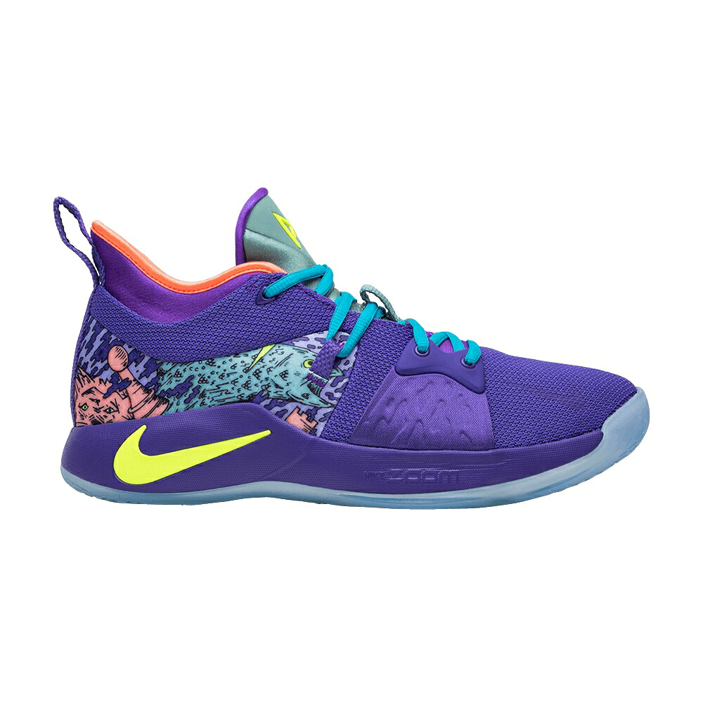 ナイキ 紫 パープル 'MAMBA MENTALITY' スニーカー メンズ NIKE PG 2 / CANNON VOLT PURPLE VENOM