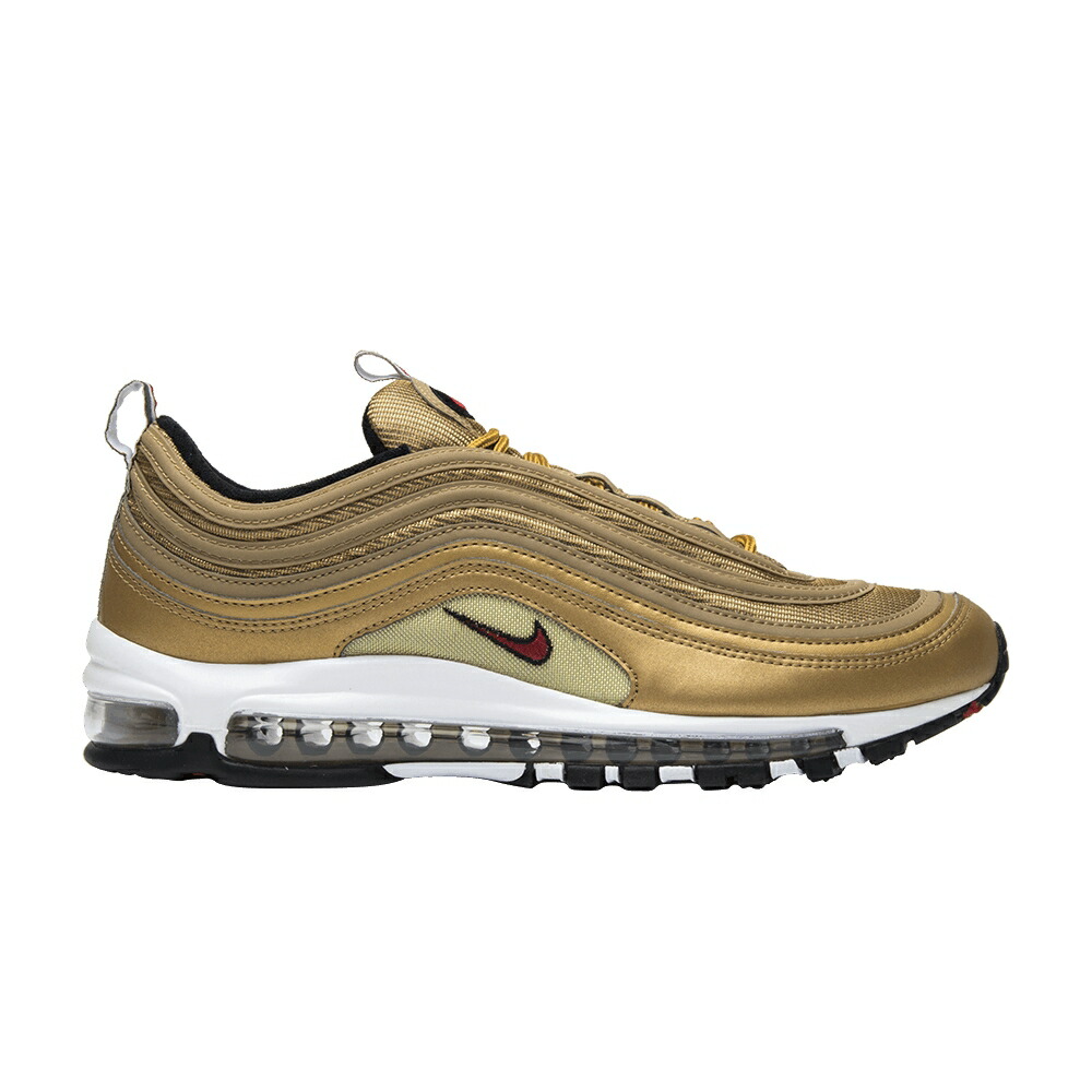 ナイキ マックス ゴールド 白色 ホワイト 黒色 ブラック エアマックス ITALY GOLD スニーカー メンズ NIKE AIR MAX 97 / METALLIC GOLD WHITE BLACK