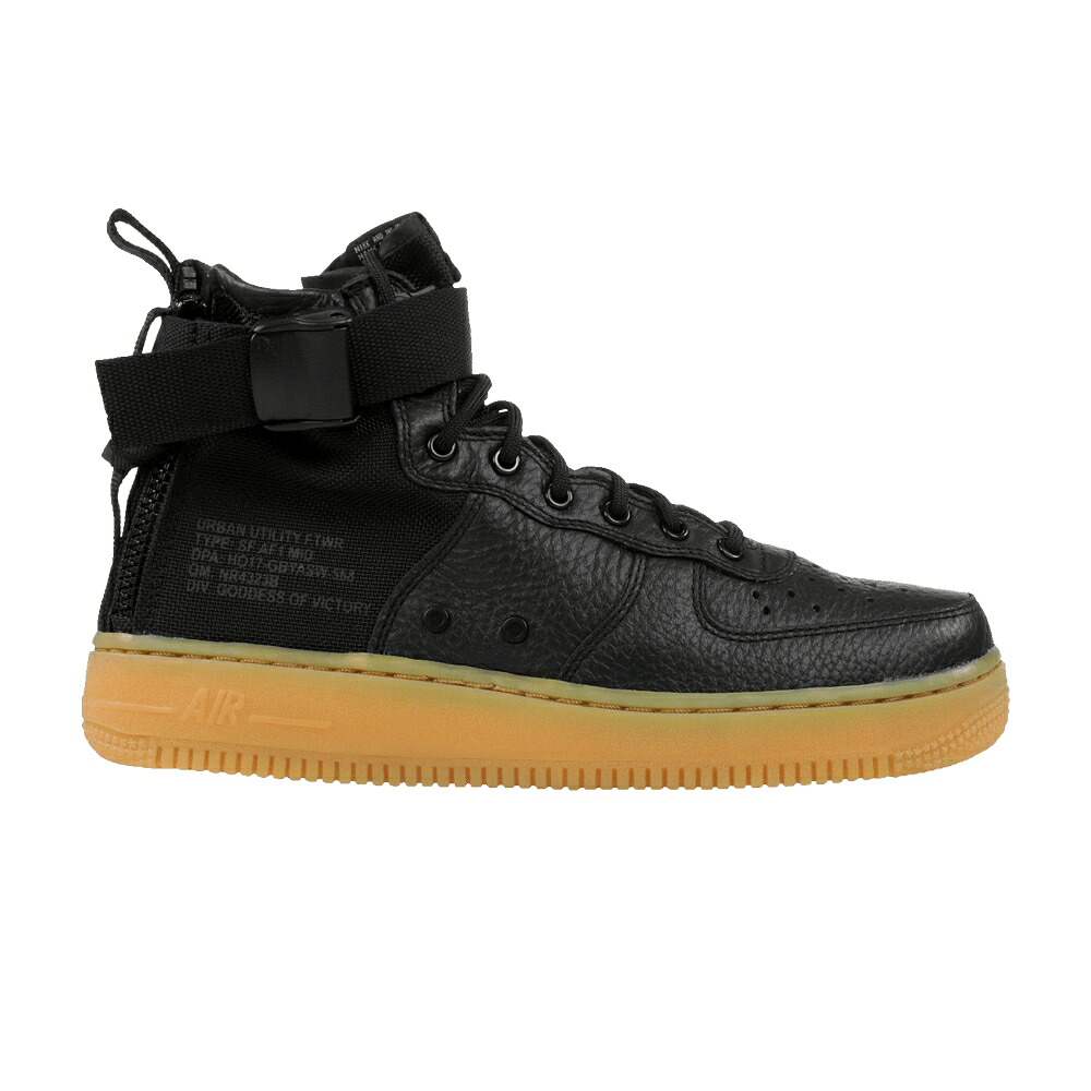ナイキ ミッド 黒いこと 黒いこと 赤銅色 赤銅色 空軍 \u0027BLACK GUM\u0027 お坊っちゃん キッズ NIKE 空想科学小説 AIR FORCE 1 MID GS / BLACK GUM LIGHT BROWN もの言う花 マタニティ スニーカー