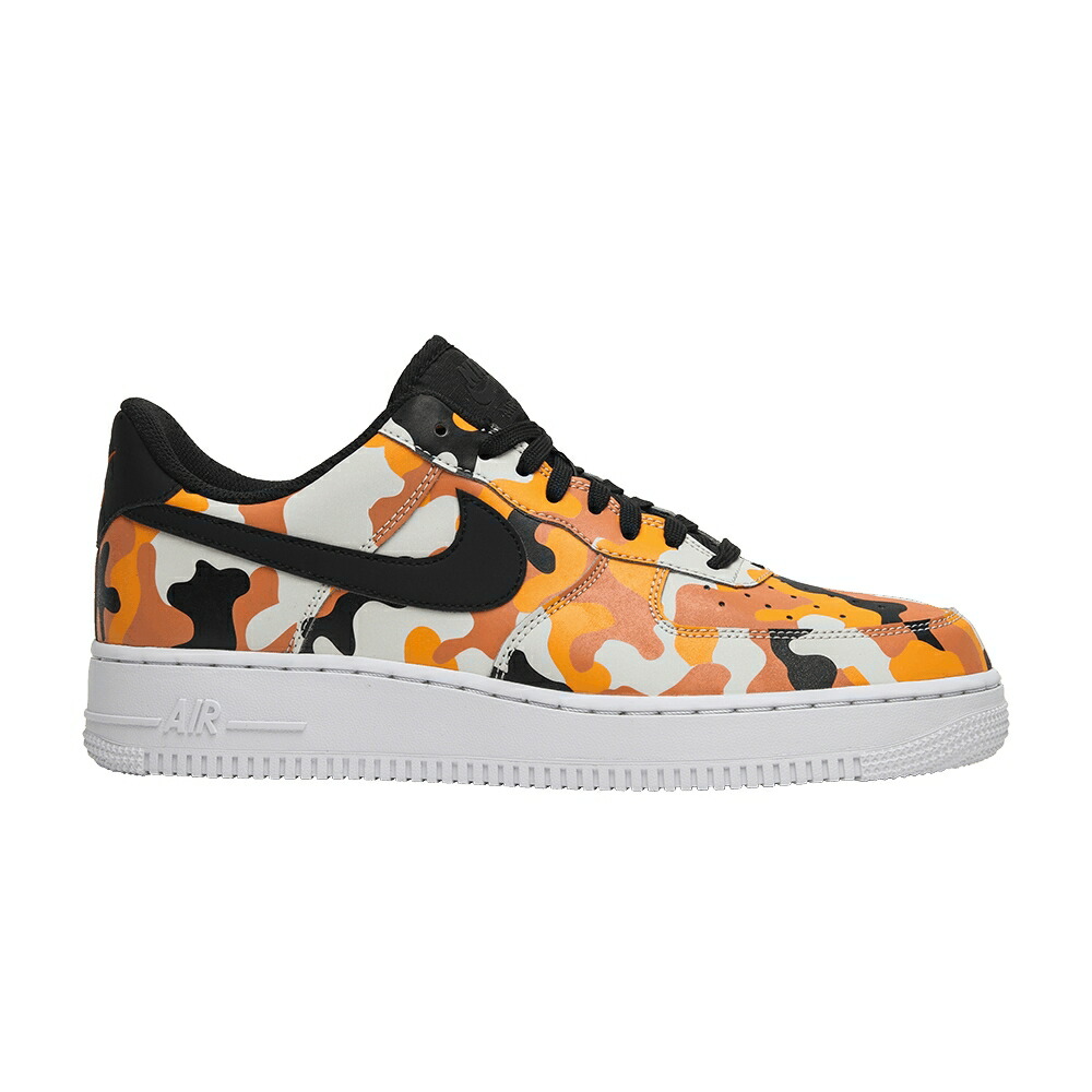 ナイキ 野球クラブ 橙 オレンジ色 黒いこと 黒いこと 空軍 \u0027ORANGE CAMO\u0027 スニーカー メンズ NIKE AIR FORCE 1 07 LV8 / TEAM ORANGE BLACK