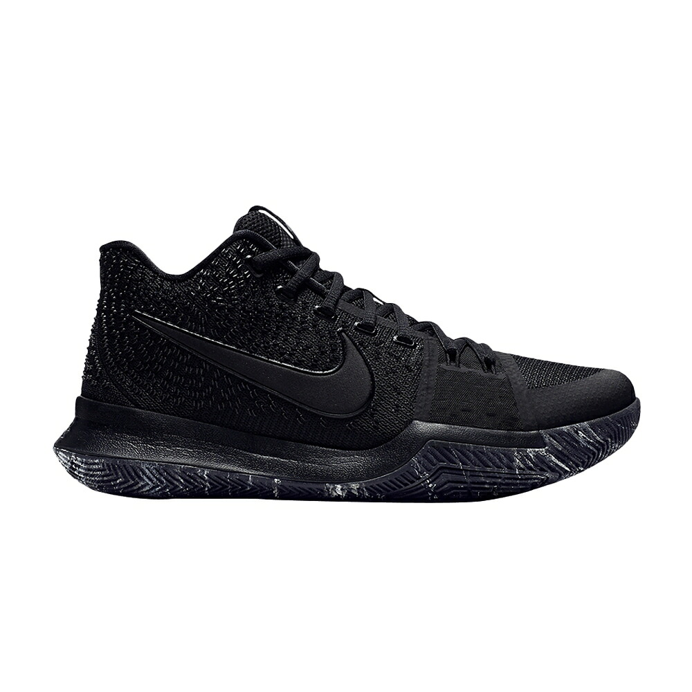ナイキ カイリー 黒色 ブラック 'MARBLE' スニーカー メンズ NIKE KYRIE 3 EP / BLACK BLACK BLACK｜スニケス