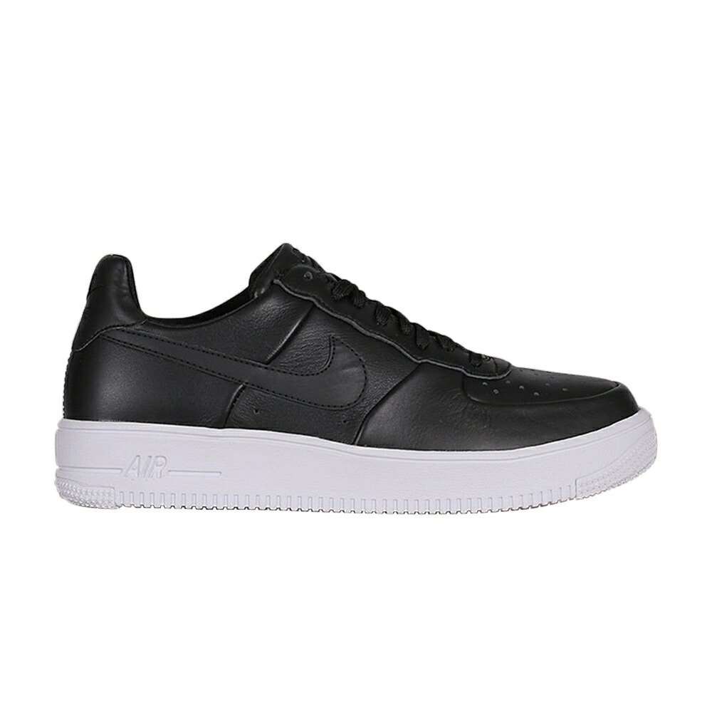 ナイキ なめし革 黒いこと 黒いこと 白いこと 白いこと 空軍 \u0027BLACK WHITE\u0027 スニーカー メンズ NIKE AIR FORCE 1 ULTRAFORCE LEATHER / BLACK WHITE