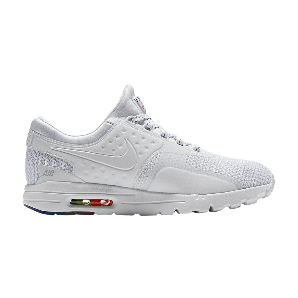 ナイキ マックス ゼロ 白色 ホワイト ピュア プラチナム エアマックス 'BE TRUE' スニーカー レディース NIKE WMNS AIR MAX ZERO QS / WHITE WHITE PURE PLATINUM