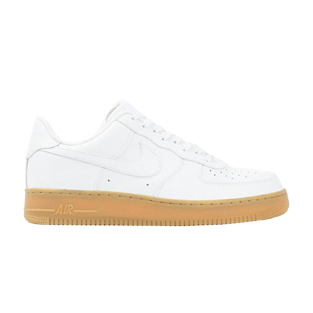 ナイキ 白色 ホワイト 茶色 ブラウン エアフォース スニーカー メンズ NIKE AIR FORCE 1 LOW / WHITE WHITE GUM LIGHT BROWN｜スニケス 64,460円