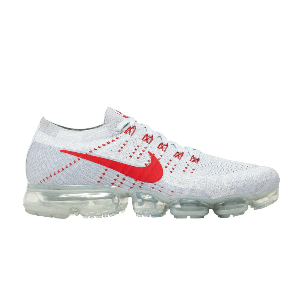 ナイキ ピュア プラチナム 赤 レッド エアヴェイパーマックス OG スニーカー メンズ NIKE AIR VAPORMAX / PURE PLATINUM UNIVERSITY RED
