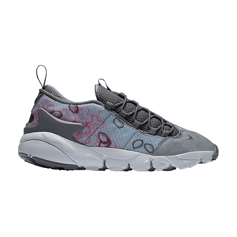 ナイキ 割り増し金 冷やりとした 薄墨色 薄墨色 \u0027SAKURA\u0027 スニーカー メンズ NIKE AIR FOOTSCAPE NM PREMIUM QS / COOL GREY COOL GREY DARK GREY
