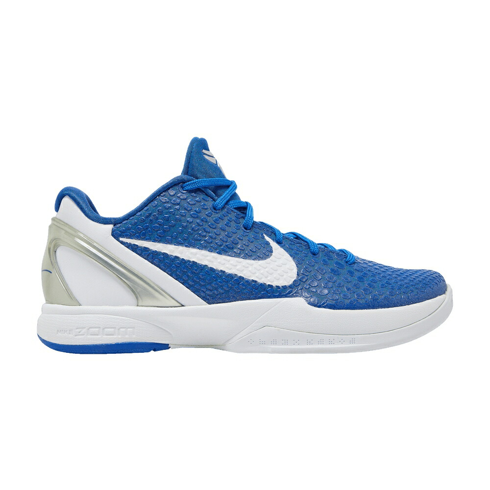 ナイキ 望遠レンズ コービー 白いこと 白いこと \u0027VARSITY ROYAL\u0027 スニーカー メンズ NIKE ZOOM KOBE 6 結核症 / VARSITY ROYAL WHITE METALLIC