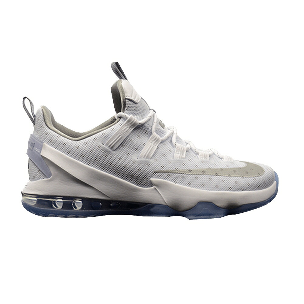 ナイキ レブロン サー青二才 白いこと 白いこと しろがね色 しろがね色 \u0027METALLIC SILVER\u0027 スニーカー メンズ NIKE LEBRON 13 LOW / WHITE METALLIC SILVER LIGHT IRON