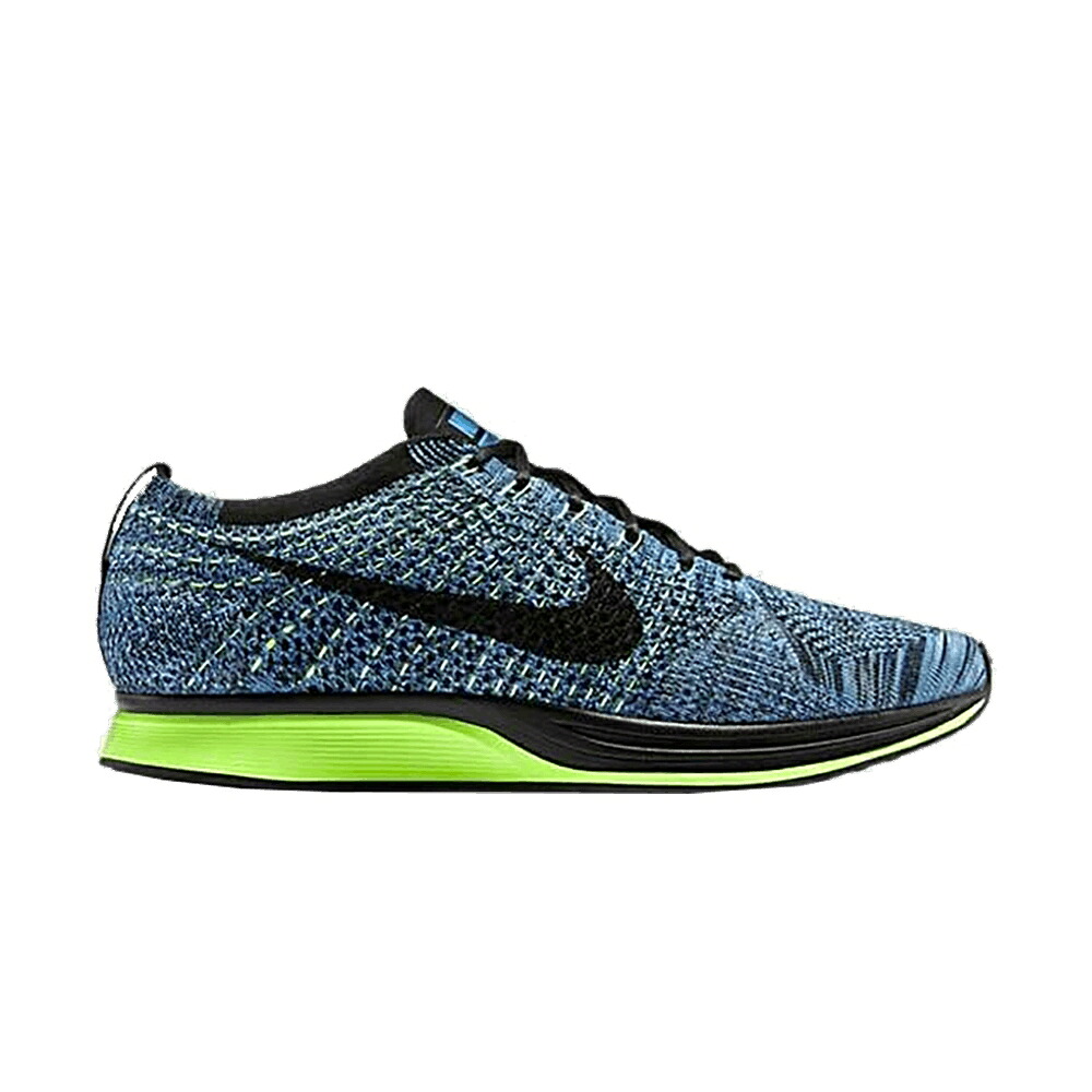 ナイキ 飛球編み物 青碧 青碧 \u0027BLUE LAGOON\u0027 スニーカー メンズ NIKE FLYKNIT RACER / BLUE LAGOON POLARIZED BLUE GHOST