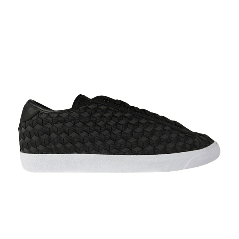 ナイキ テニス クラシック ウーブン 黒色 ブラック 白色 ホワイト スニーカー メンズ NIKE TENNIS CLASSIC AC WOVEN / BLACK WHITE BLACK