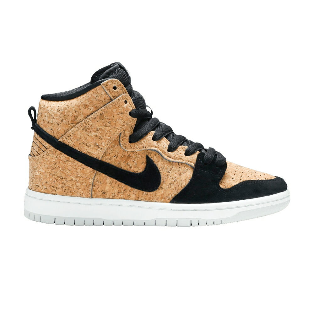 ナイキ ダンク ハイ プレミアム エスビー 黒色 ブラック 白色 ホワイト ダンクハイ CORK スニーカー メンズ NIKE DUNK HIGH PREMIUM SB / BLACK HAZELNUT WHITE BLACK