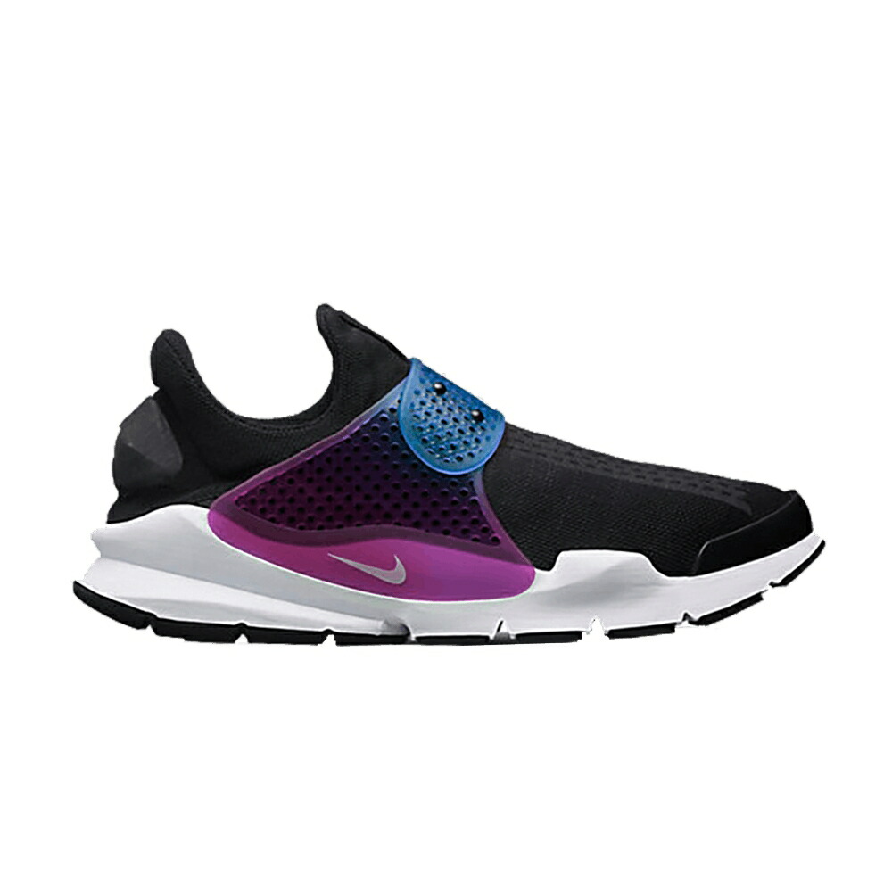 ナイキ ダート 黒色 ブラック 白色 ホワイト 虹色 レインボー BE TRUE スニーカー メンズ NIKE SOCK DART SP / BLACK WHITE RAINBOW