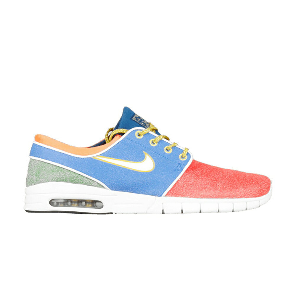 ナイキ エスビー 白色 ホワイト 青色 ブルー 'MOSAIC' スニーカー メンズ NIKE CONCEPTS X SB STEFAN JANOSKI / HOT LAVA WHITE BLUE