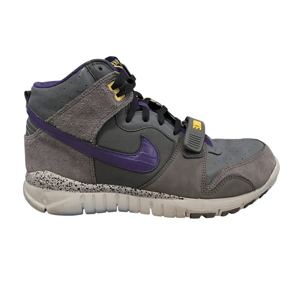 ナイキ 調教師 ダンク 御機嫌 ダンクハイ スニーカー メンズ NIKE TRAINER DUNK HIGH / CL GRY VRSTY PRPL NTRL GRY VRS