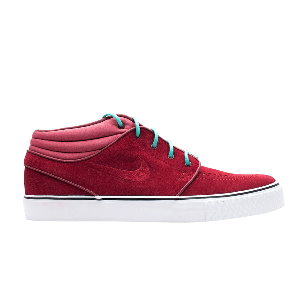 ナイキ ズーム ミッド チーム 赤 レッド スニーカー メンズ NIKE ZOOM STEFAN JANOSKI MID / TEAM RED TEAM RED CRYSTAL MINT|スニケス