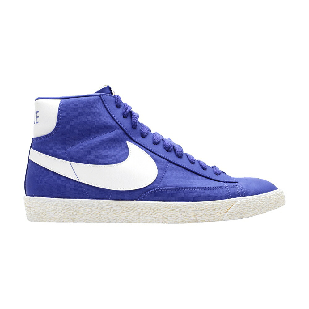 ナイキ ブレイザー ハイ 青色 ブルー 白色 ホワイト スニーカー メンズ NIKE BLAZER HIGH VNTG ND / BRIGHT BLUE WHITE