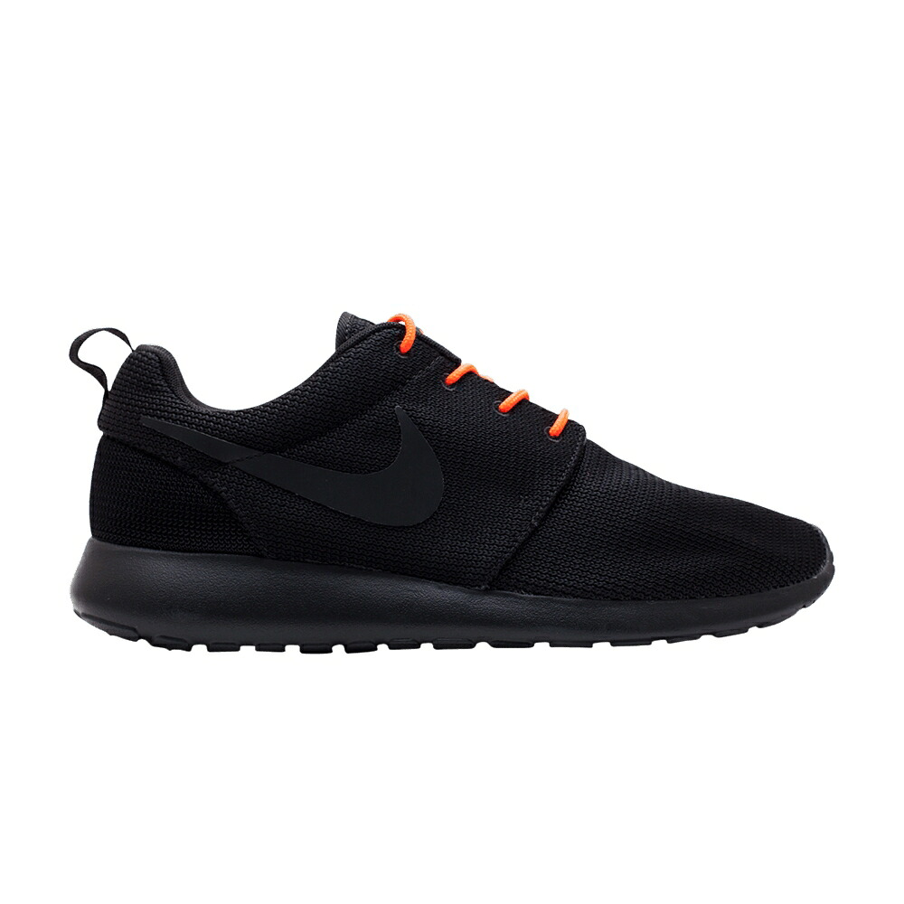 ナイキ 置き目シラン 黒いこと 黒いこと スニーカー メンズ NIKE ROSHERUN / BLACK TOTAL CRIMOSN