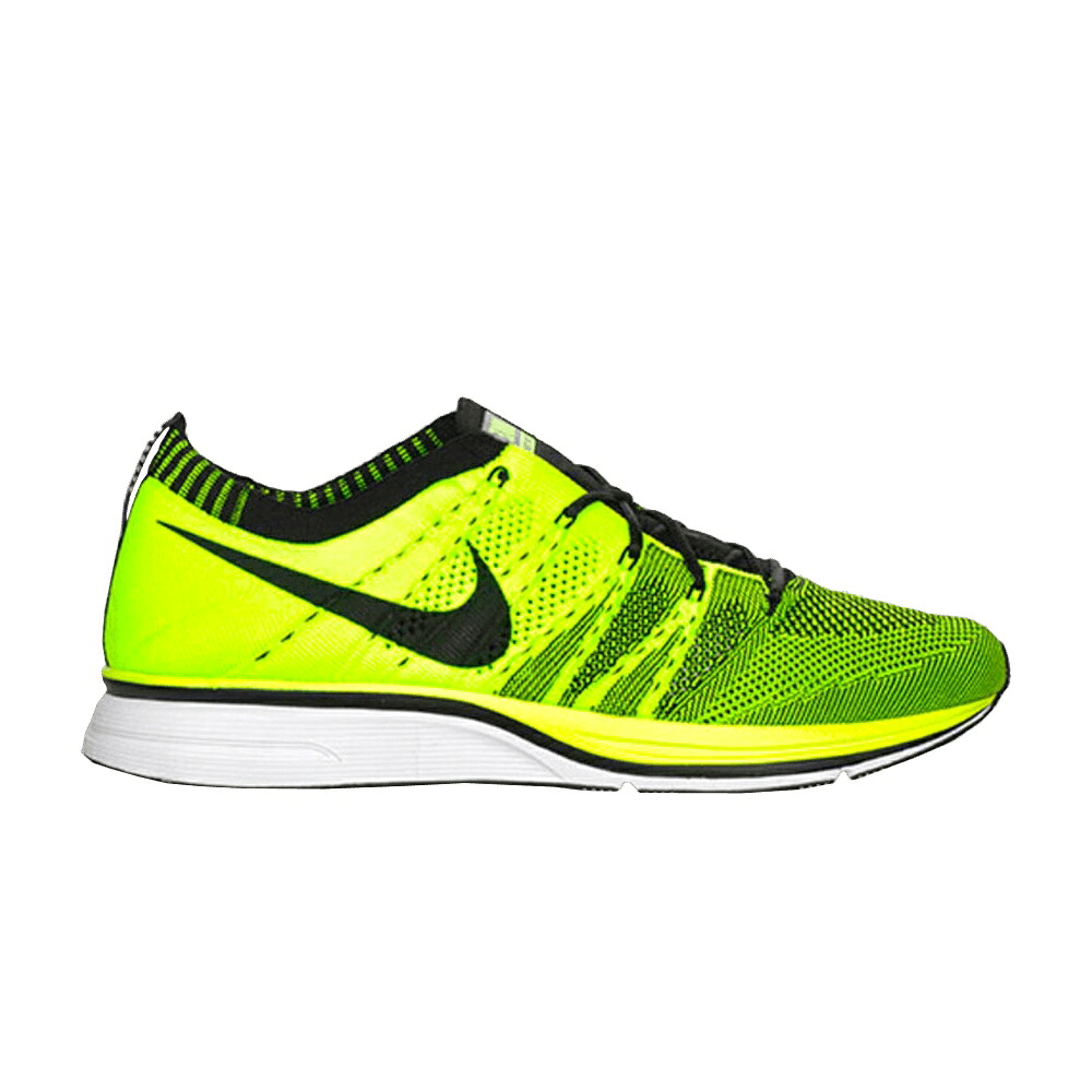 ナイキ 飛球編み物 黒いこと 黒いこと TRAINER+ \u0027VOLT BLACK\u0027 スニーカー メンズ NIKE FLYKNIT / VOLT BLACK
