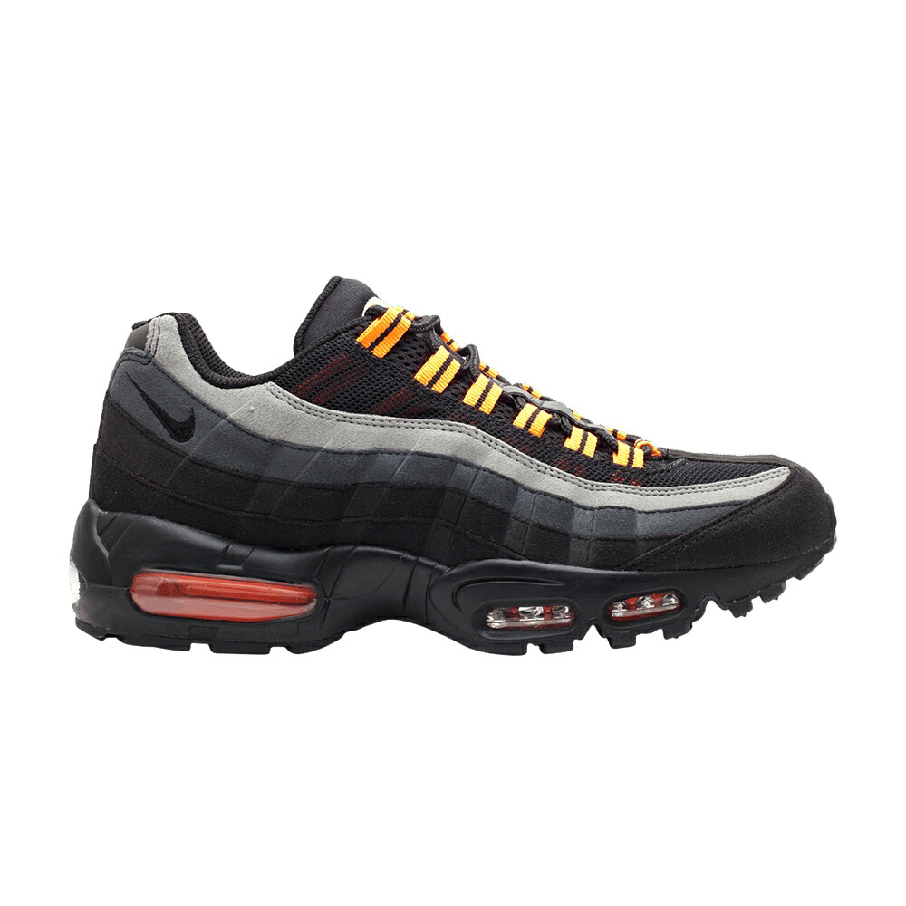 ナイキ マックス 黒いこと 黒いこと エア湖マックス \u0027BLACK\u0027 スニーカー メンズ NIKE AIR MAX 95 / BLACK BLACK ANTHRACITE MDM GRY