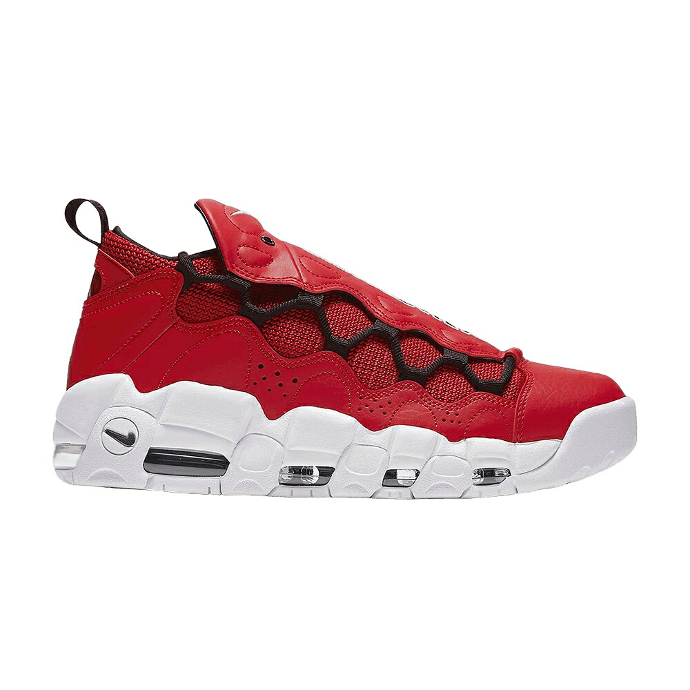 ナイキ 赤 レッド 黒色 ブラック 白色 ホワイト エアモアマネー 'GYM RED' スニーカー メンズ NIKE AIR MORE MONEY / GYM RED BLACK WHITE|スニケス